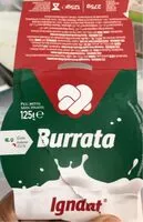 Quantité de sucre dans Burrata
