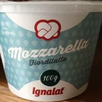 Quantité de sucre dans Mozzarella fiordilatte