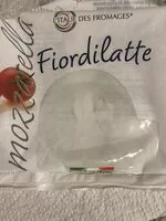 Sokerin määrä sisällä Mozzarella Fiordilatte