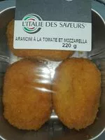 Sokerin määrä sisällä Arancini Tomate mozzarella