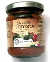 Sokerin määrä sisällä Sauce Tomate au Basilic