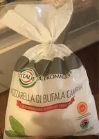 Sokerin määrä sisällä Mozzarella di bufala campana