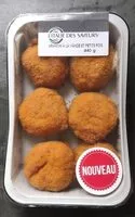 Sokerin määrä sisällä Arancini à la viande et petits pois