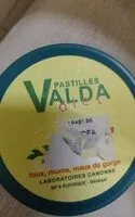 Cantidad de azúcar en Pastilles Valda sans sucre