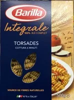 चीनी की मात्रा Torsades Integrale 100% Blé complet 