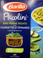 Sucre et nutriments contenus dans Barilla picolini