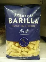 Sugar and nutrients in Academia barilla