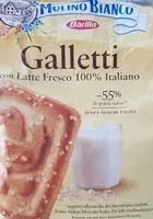 Sokerin määrä sisällä Galletti