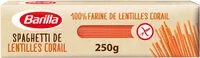 Amount of sugar in Barilla pates spaghetti de lentilles corail 250g