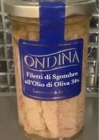入っている砂糖の量 Filletti di sgombro all’ollio di Oliva