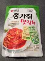 Cantidad de azúcar en Cut cabbage kimchi