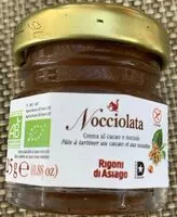 Sokerin määrä sisällä Nocciolata