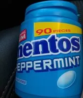 Azúcar y nutrientes en Mentos perfetti van melle perfetti