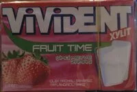Jumlah gula yang masuk Xylit Fruit Time Strawberry Chewing Gum
