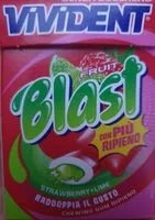 Количество сахара в Vivident Blast fruit