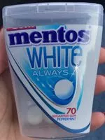 Sucre et nutriments contenus dans Mentos white always