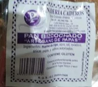 Azúcar y nutrientes en Panaderia caideros