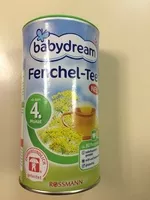 Jumlah gula yang masuk Fenchel-Tee Babydream