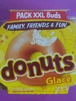 Zuckermenge drin Donuts glacé