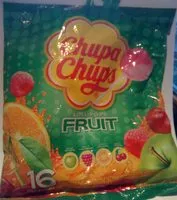 Sokerin määrä sisällä Assorted Fruit Flavour Lollipops