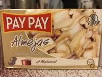 चीनी की मात्रा Almejas Pay Pay Natural Ol