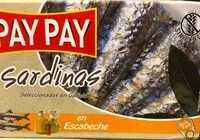 चीनी की मात्रा Pay-pay Sardinas En Escabeche