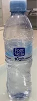 Quantité de sucre dans Agua Font vella