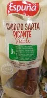 Quantité de sucre dans Chorizo sarta picante noble