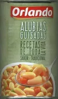 Cantidad de azúcar en Alubias Guisadas