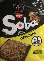 Sucre et nutriments contenus dans Soba