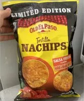 Sokerin määrä sisällä Nachips salsa fiesta