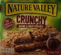 Jumlah gula yang masuk Crunchy avoine & sirop d'erable