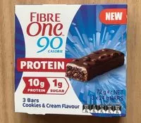 入っている砂糖の量 Fire one protien bar