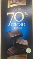 चीनी की मात्रा Chocolate negro 70%