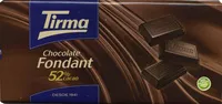 Suhkru kogus sees Chocolate Negro 53% cacao