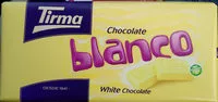 Suhkru kogus sees Chocolate blanco