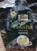 Suhkru kogus sees Café en grano natural Alta cosecha