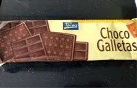 Suhkru kogus sees Choco Galletas