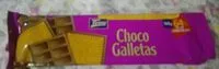Suhkru kogus sees Galletas choco