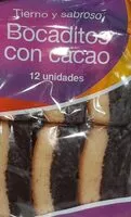 İçindeki şeker miktarı Bocaditos con cacao
