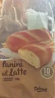 入っている砂糖の量 Panini al latte