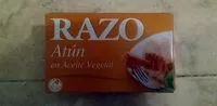 入っている砂糖の量 Atún en Aceite Vegetal Razo