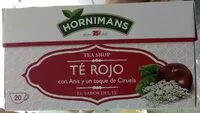Suhkru kogus sees Té Rojo con anís y un toque de ciruela