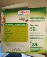 Sucre et nutriments contenus dans Natreen