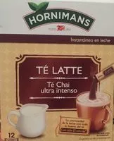 Suhkru kogus sees Té latte chai
