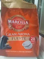 चीनी की मात्रा Cafè Marcilla Senseo Fort