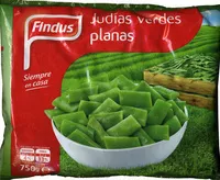 Sokerin määrä sisällä Judías verdes planas troceadas congeladas "Findus"