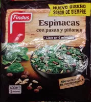 Espinacas con pasas y pinones