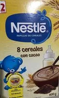 含糖量 Papilla de 8 cereales con cacao