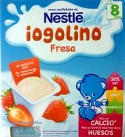 Quantité de sucre dans Yogolino fresa